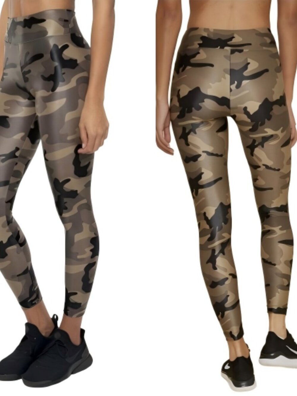 Koral High Rise Camouflage Lustrous Leggings Shimmery Compression fit - Picture 1 of 3